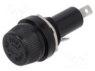 Fuse holder; 10.3x38.1mm; 30A; on panel; 600VAC; bakelite OPTIFUSE