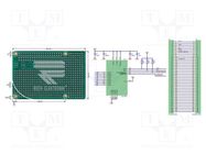 Board: universal; double sided,prototyping; W: 56mm; L: 85mm ROTH ELEKTRONIK GMBH