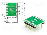 Board: universal; double sided,multiadapter,prototyping; SSOP16 ROTH ELEKTRONIK GMBH