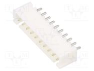 Socket; wire-board; male; XH; 2.5mm; PIN: 10; THT; 250V; 3A; -25÷85°C JST