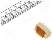 Socket; wire-board; male; GH; 1.25mm; PIN: 5; SMT; 50V; 1A; vertical JST