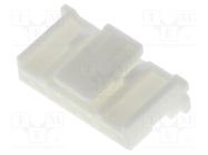 Plug; wire-board; female; PA; 2mm; PIN: 7; w/o contacts; for cable JST