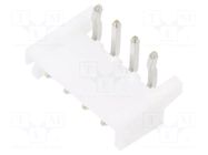 Connector: wire-board; socket; male; PIN: 4; EH; 3A; 250V; angled; THT JST