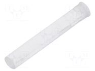 Fiber for LED; Ø5.6mm; L: 31.8mm; round; Front: convex; flexible BIVAR