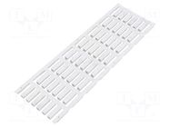 Markers; 3.6÷6mm; polyamide 66; white; -40÷100°C; leaded; SF WEIDMÜLLER