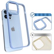 Kingxbar Sparkle Series case iPhone 13 Pro Max with crystals back cover blue, Kingxbar