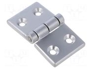 Hinge; Width: 80mm; aluminium; H: 45mm FATH