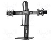 Monitor holder; 2÷6kg; 17÷27"; Standard: 75x75mm,100x100mm GEMBIRD