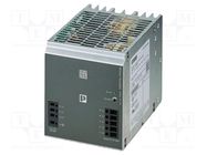 Power supply: switched-mode; for DIN rail; 480W; 24VDC; 0÷20A PHOENIX CONTACT