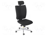 Chair; ESD; Seat dim: 460x430mm; Back dim: 560x460mm; 435÷500mm RT WORK