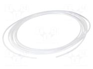 Hose; max.14bar; PTFE; 8mm; white; -70÷260°C PNEUMAT