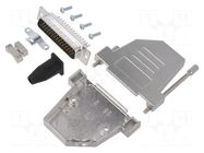 Connector: D-Sub; PIN: 44; plug; male; soldering; for cable; black ENCITECH