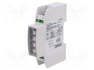 Module: voltage monitoring relay; 220÷254VAC; NO; 250VAC/5A; IP20 LUMEL