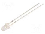 LED; UV; 30°; 10mA; 225mW; 370÷380nm; 10÷15VDC; THT; Front: convex OPTOSUPPLY