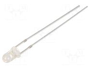 LED; UV; 30°; 10mA; 225mW; 390÷400nm; 10÷15VDC; THT; Front: convex OPTOSUPPLY