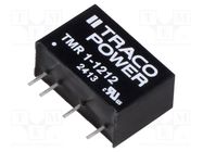 Converter: DC/DC; 1W; Uin: 9÷18V; Uout: 12VDC; Iout: 83mA; SIP6; TMR1 TRACO POWER