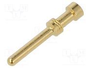 Contact; male; copper alloy; gold-plated; 1.5mm2; 16AWG; CC; 16A ILME