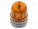 Signaller: lighting; evs,flashing light; orange; 24VDC; 24VAC WERMA