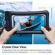 Spigen Aqua Shield A610 waterproof case floating on water - black, Spigen