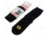 Socks; ESD; 43-46; black STATICTEC