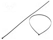 Cable tie; L: 1220mm; W: 9mm; black; polyamide; 800N; Ømax: 375.5mm BM GROUP