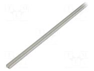 Profiles for LED modules; silver; L: 1m; SILER; aluminium KLUŚ