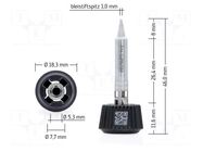 Tip; pin; 1mm; longlife; for soldering station ERSA