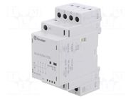 Contactor: 4-pole installation; 25A; 24VAC,24VDC; NC + NO x3 FINDER