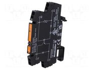 Relay: solid state; Ucntrl: 24VDC; 500mA; 5÷48VDC; 1-phase; OUT: NO WEIDMÜLLER