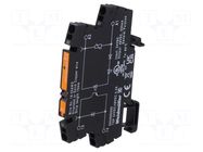 Relay: solid state; Ucntrl: 24VDC; 500mA; 5÷48VDC; 1-phase; OUT: NO WEIDMÜLLER
