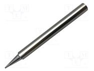 Tip; chisel,elongated; 1mm; 471°C; for soldering station METCAL