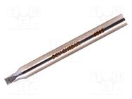 Tip; chisel,elongated; 5mm; 471°C; for soldering station METCAL