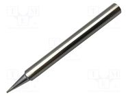 Tip; chisel,elongated; 1mm; 366°C; for soldering station METCAL
