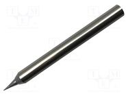 Tip; conical,elongated; 0.5mm; 366°C; for soldering station METCAL