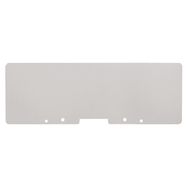 Partition plate (terminal), End and intermediate plate, 190 mm x 71 mm, grey Weidmuller