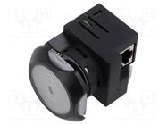 RFID reader; 22mm; KW2D; -25÷55°C; Ø22.5mm; IP65,IP67; 24VDC IDEC