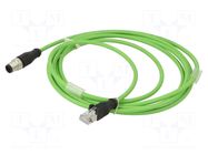 Cable: for sensors/automation; PIN: 4; 3m; plug; 50VDC; 2A; -40÷80°C IPF ELECTRONIC