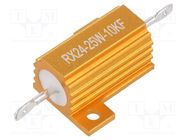 Resistor: wire-wound; with heatsink; 10kΩ; 25W; ±1%; 30ppm/°C SR PASSIVES