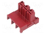 Connector: wire-wire/PCB; plug; female; PIN: 3; DF60; angled HIROSE
