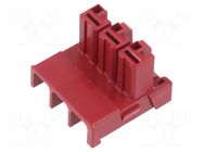 Connector: wire-wire/PCB; plug; female; PIN: 3; DF60; angled HIROSE