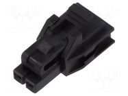 Connector: wire-board; plug; female; PIN: 2; Nano-Fit; UL94V-0; 1x2 MOLEX