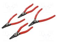 Kit: pliers; for circlip; 4pcs. WIHA