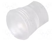 Fiber for LED; Ø5.2mm; L: 4.5mm; round; Front: flat; straight; IP68 MENTOR