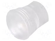 Fiber for LED; Ø5.2mm; L: 4.5mm; round; Front: flat; straight; IP68 MENTOR