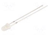 LED; white; 3mm; 750÷1120mcd; 40°; Front: convex; 2.9÷3.4VDC; 102mW OPTOSUPPLY