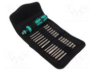 Kit: screwdrivers; hex key,Phillips,Pozidriv®,slot,Torx®; case WERA