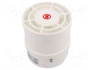 Signaller: sound; siren; 9÷28VDC; 115dB(d=1m); IP65; white WERMA
