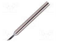 Tip; knife,elongated; 3mm; 421°C; for soldering station METCAL
