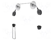 LCD/LED holder; slim,permanent; 50kg GOOBAY