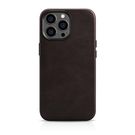 iCarer Oil Wax Premium Leather Case iPhone 14 Pro Max Magnetic Leather Case with MagSafe Brown (WMI14220704-BN), iCarer